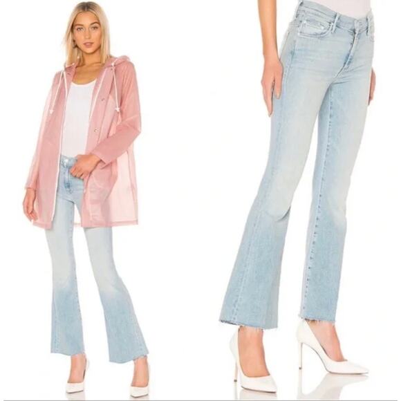 MOTHER The Weekender Fray Jeans in Swimming Pool Sunday Size 26 - Picture 2 of 11